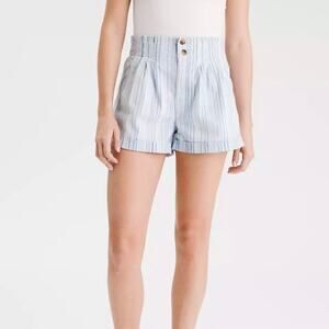 AMERICAN EAGLE Striped Mom Shorts 6